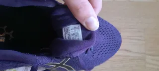 Zapatillas ASICS correr morado/naranja