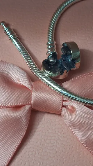 Pulsera Pandora Talla 18cm Plata