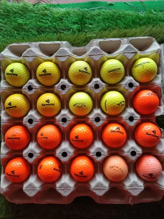 20 Pelotas Golf Boomerang Colores