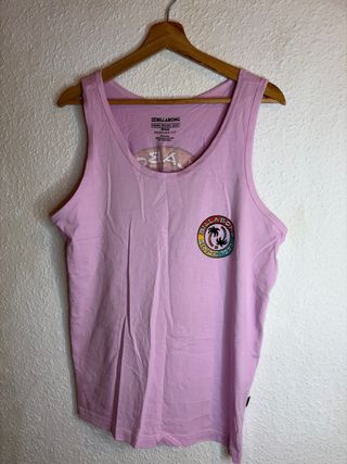 Camiseta sin mangas Billabong rosa