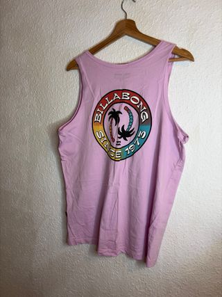 Camiseta sin mangas Billabong rosa
