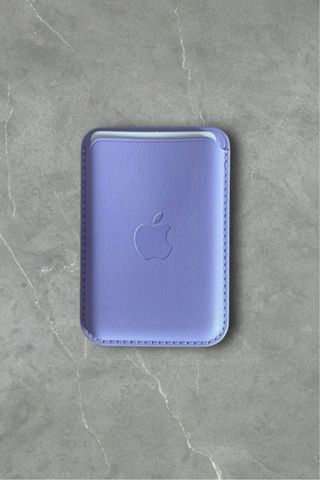 Portafoglio Pelle iPhone Lilla MagSafe Apple