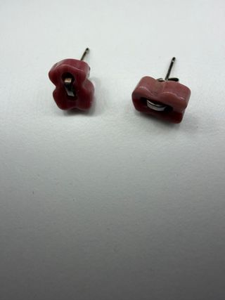 Pendientes Oso Tous Rosa y Plata