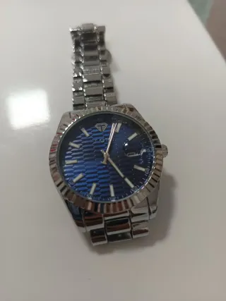 Reloj Acero Inoxidable Azul
