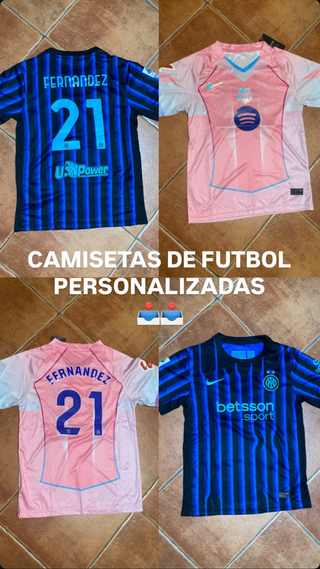 Camisetas de fútbol