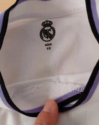 Equipación Real Madrid niño