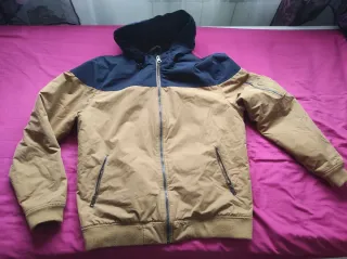 Cazadora Primark Mostaza y Azul Oscuro