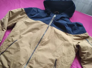 Cazadora Primark Mostaza y Azul Oscuro