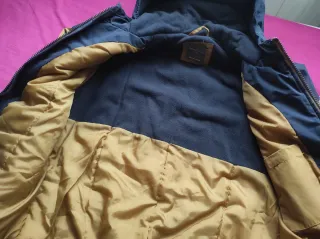 Cazadora Primark Mostaza y Azul Oscuro