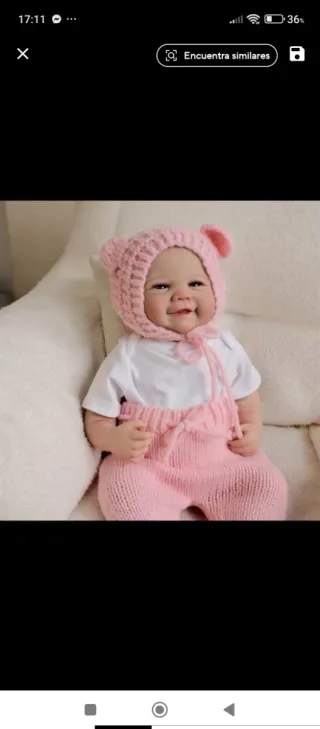 Muñeca Reborn 45cm. Con señales muy real.