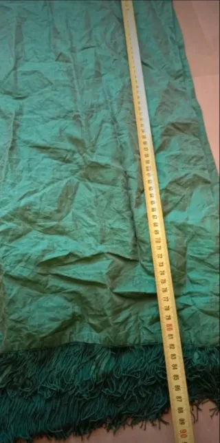 Vestido fiesta palabra d honor H&M verde M y fular