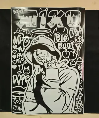 Lote 2 pósters Young Miko