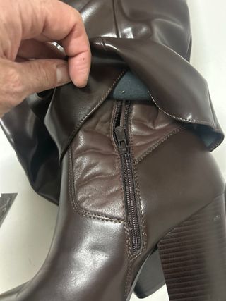 Stivali donna marrone zip tg 39 nuovi