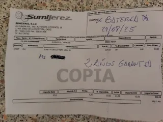 Batería 12V 75Ah 640A nueva