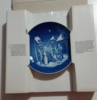 Piatto Natale Bing & Grondahl + Libro