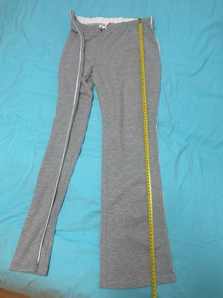 Pantalón chándal algodón gris
