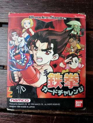 Tekken Card Challenge Bandai Wonderswan Completo