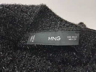 Jersey Mango Negro Brillos Talla S