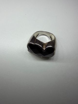 Anillo Oso Tous Ónix Negro y Plata