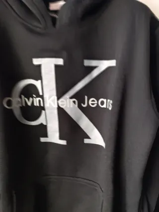Sudadera Calvin Klein Jeans Negra