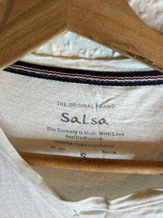 Camiseta Salsa Rayas Azules Talla S