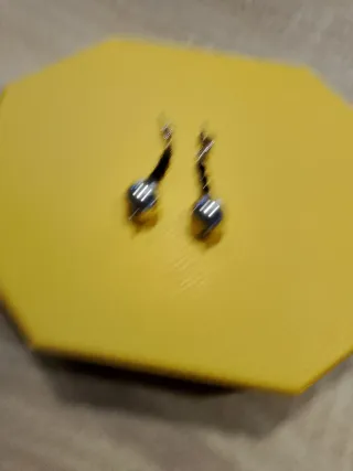 Pendientes Plata y Onix Negro