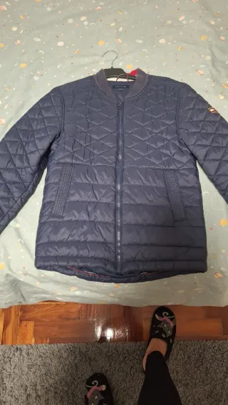 Cazadora acolchada Tommy Hilfiger niño azul, 140cm