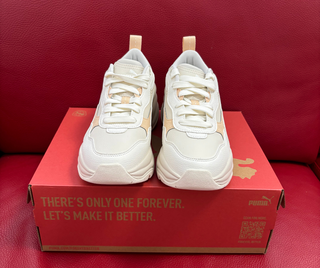 Scarpe Puma Cilia Beige/Bianco Taglie 38 e 40