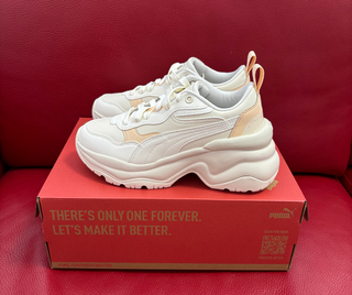 Scarpe Puma Cilia Beige/Bianco Taglie 38 e 40
