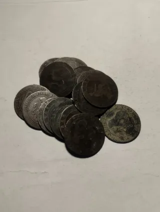 20 Monedas 2 Céntimos Gobierno Provisional