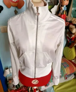 Chaqueta Adidas Blanca Mujer