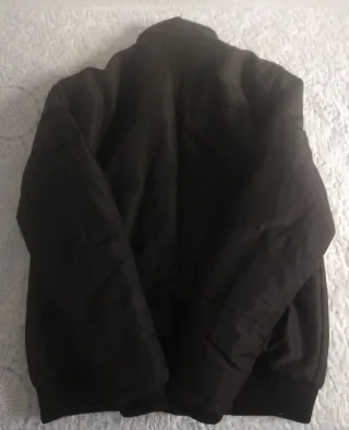 Chaquetón negro hombre