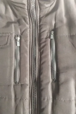 Chaquetón negro hombre