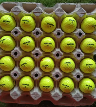 20 Pelotas de Golf Ultra Amarillas