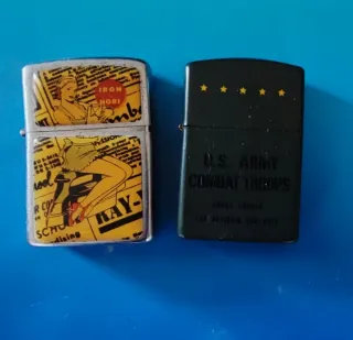 Set 4 accendini simil Zippo perfette condizioni