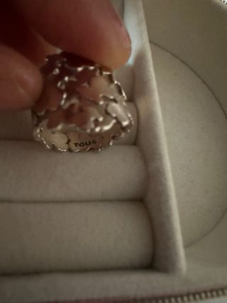 Pack anillos Tous Plata Ositos Entre. y oso negro