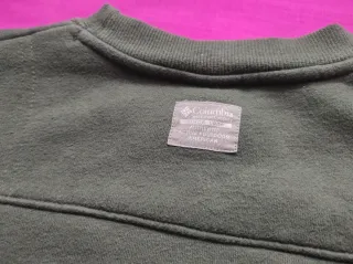 Sudadera Columbia Verde Oliva Vintage