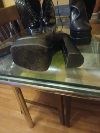 Botas de plataforma negras