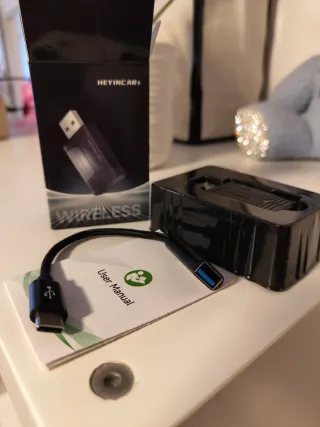 Adaptador Inalámbrico CarPlay Android Auto