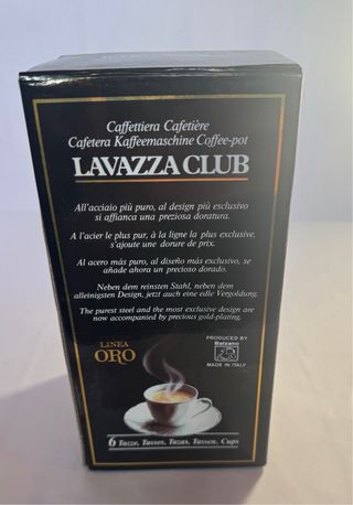 Caffettiera Lavazza Club Linea Oro - Balzano - NOS