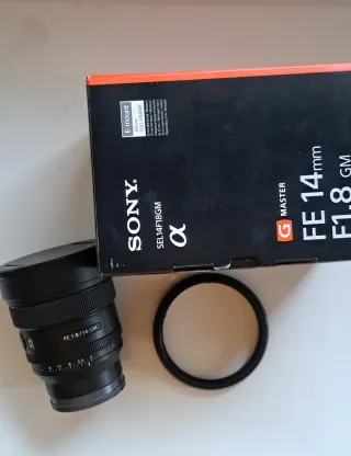 Sony FE 14mm f/1.8 GM Objetivo