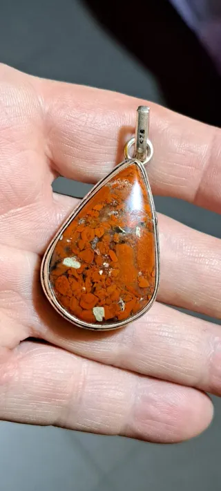 Pendente in agata d'acqua delle filippine