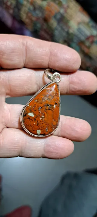 Pendente in agata d'acqua delle filippine