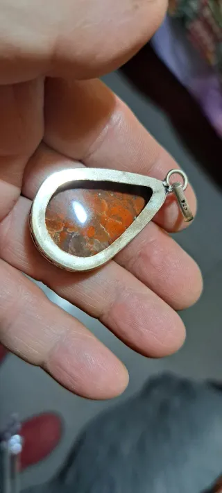 Pendente in agata d'acqua delle filippine