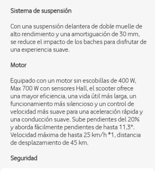 Patinete Eléctrico Xiaomi Elite ES