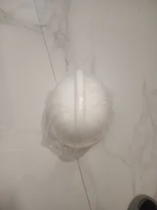 Casco de obra blanco