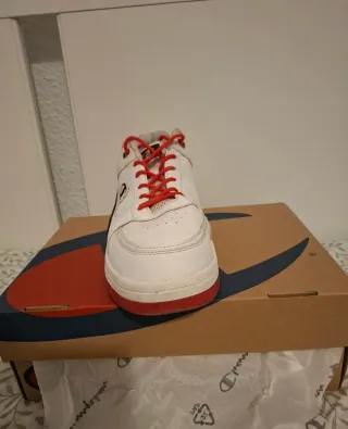 Tenis Champion Blancos y Rojos