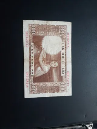BILLETE DE 100 PESETAS DE 1953