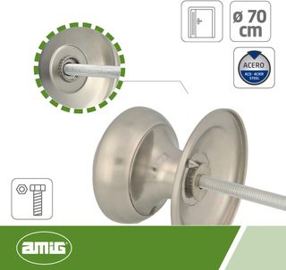 Amig - Pomo Puerta de Entrada | Grosor Máximo de P