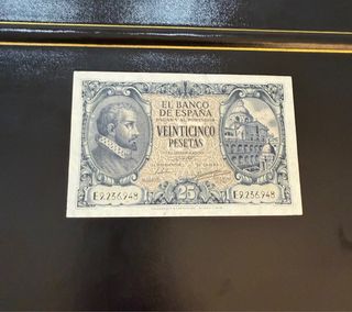 Billete 25 Pesetas 1940 Juan De Herrera S/C